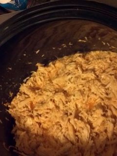 A picture of Crockpot Buffalo Chicken.