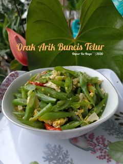 Foto resep Orak Arik Buncis Telur