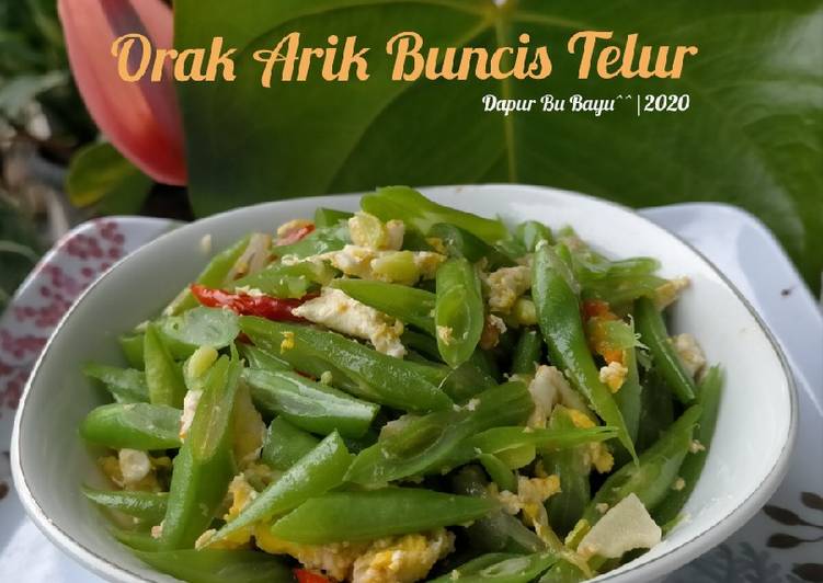 Orak Arik Buncis Telur