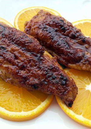 A picture of LG RED WINE VINEGAR CHICKEN.