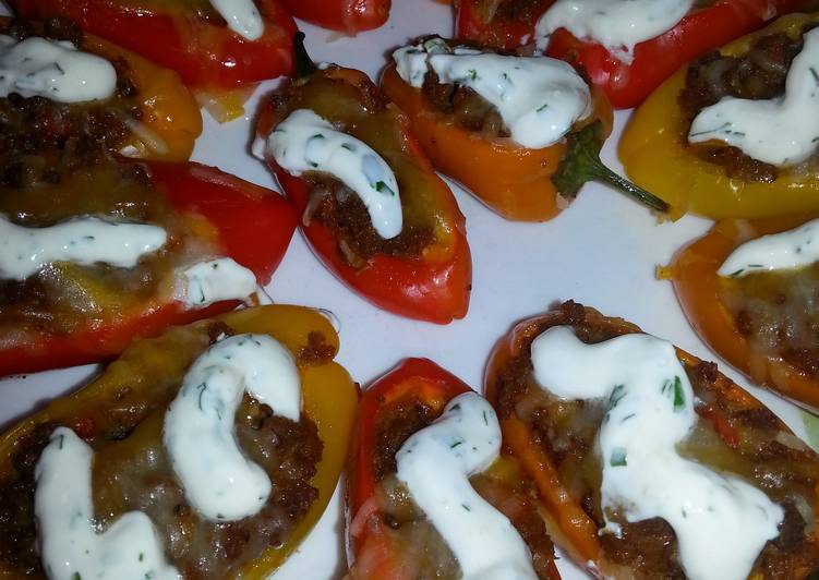 Step-by-Step Guide to Prepare Perfect  Mini Taco Stuffed Peppers