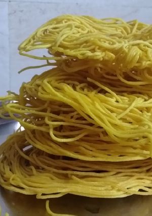 A picture of Sev (homemade sev).