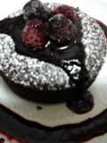 Ladybirds Choc Molten Lava Cake .