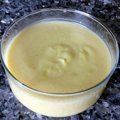 A picture of Potato, cauliflower & broccoli soup.