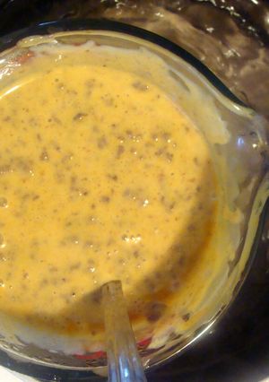 A picture of taisen's husbands nacho cheese.