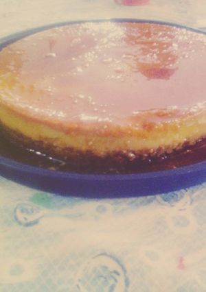 Una foto de Chocoflan