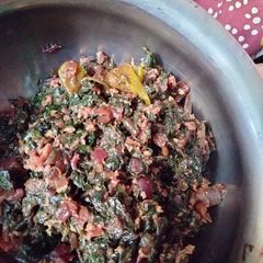 Green amaranth vegetable(bhaji) A picture of Green amaranth vegetable(bhaji).