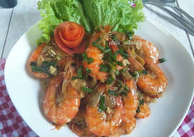Resep Udang goreng mentega yang Lezat Sekali