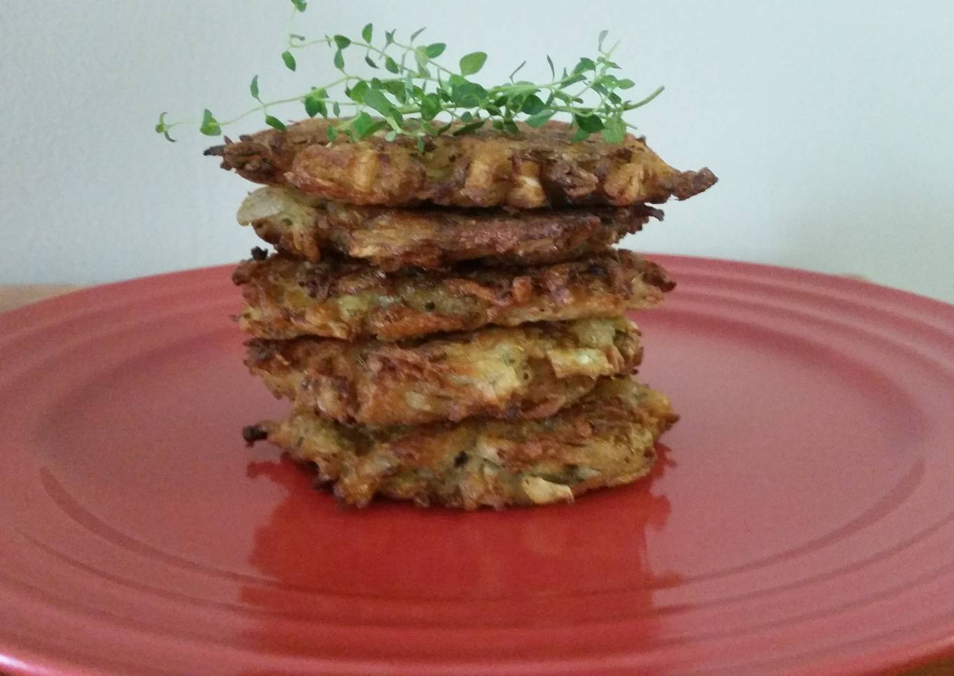 Potato cabbage pancakes