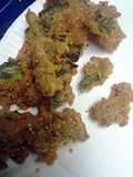 breaded and fried cactus