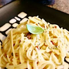 A picture of Sweet Basil Angel Hair Pasta.