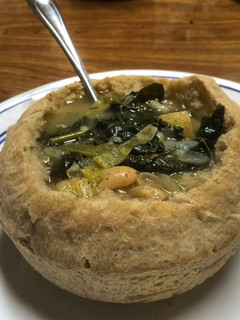 A picture of White Bean And Kale Soup.