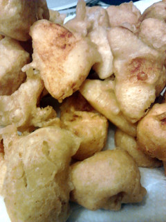 A picture of Battered N Deep Fried Potato Wedges.