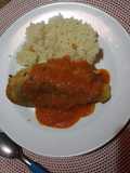 Chiles rellenos de queso panela capeados 🫢