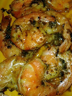 A picture of Spicy Lemon Pepper Shrimp.