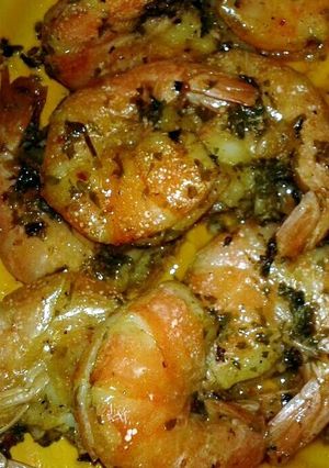 A picture of Spicy Lemon Pepper Shrimp.