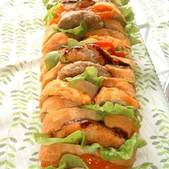 A picture of Accordion Sandwich.