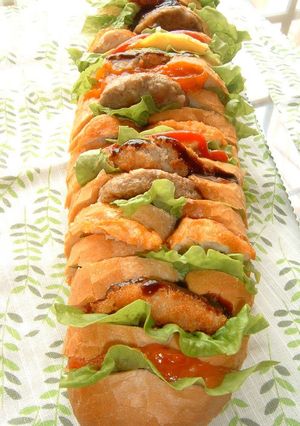 A picture of Accordion Sandwich.