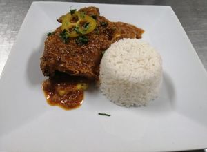 Una foto de Pepian de cuy