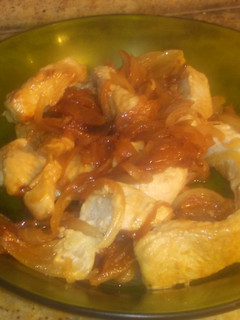 Una foto de Pavo encebollado