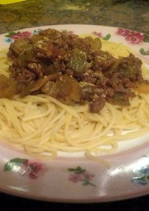 A picture of Ragu Bolognaise.