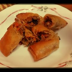 A picture of Yummy Egg Rolls.