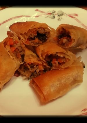 A picture of Yummy Egg Rolls.