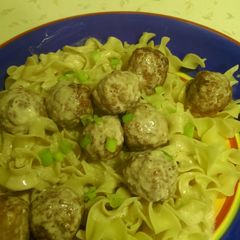 A picture of Swedish Meatballs.