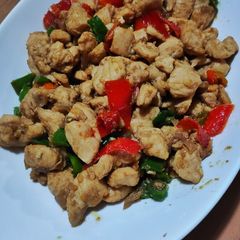 A picture of Chicken Sisig Moalboal Style.