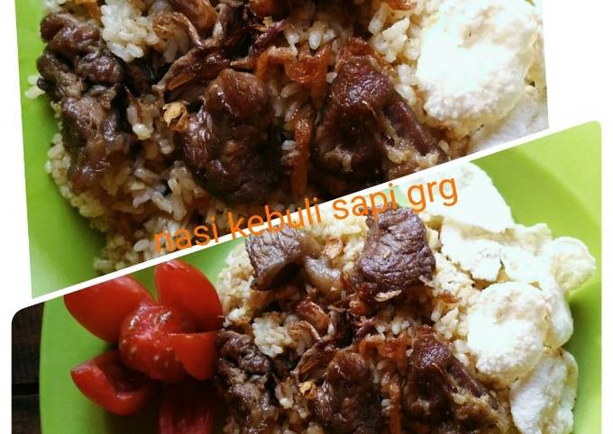 Anti Ribet, Buat Nasi kebuli sapi goreng Rumahan