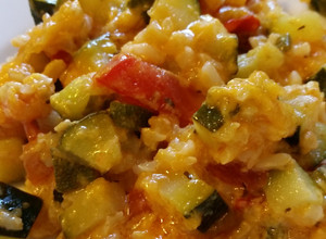 A picture of Zucchini casserole.