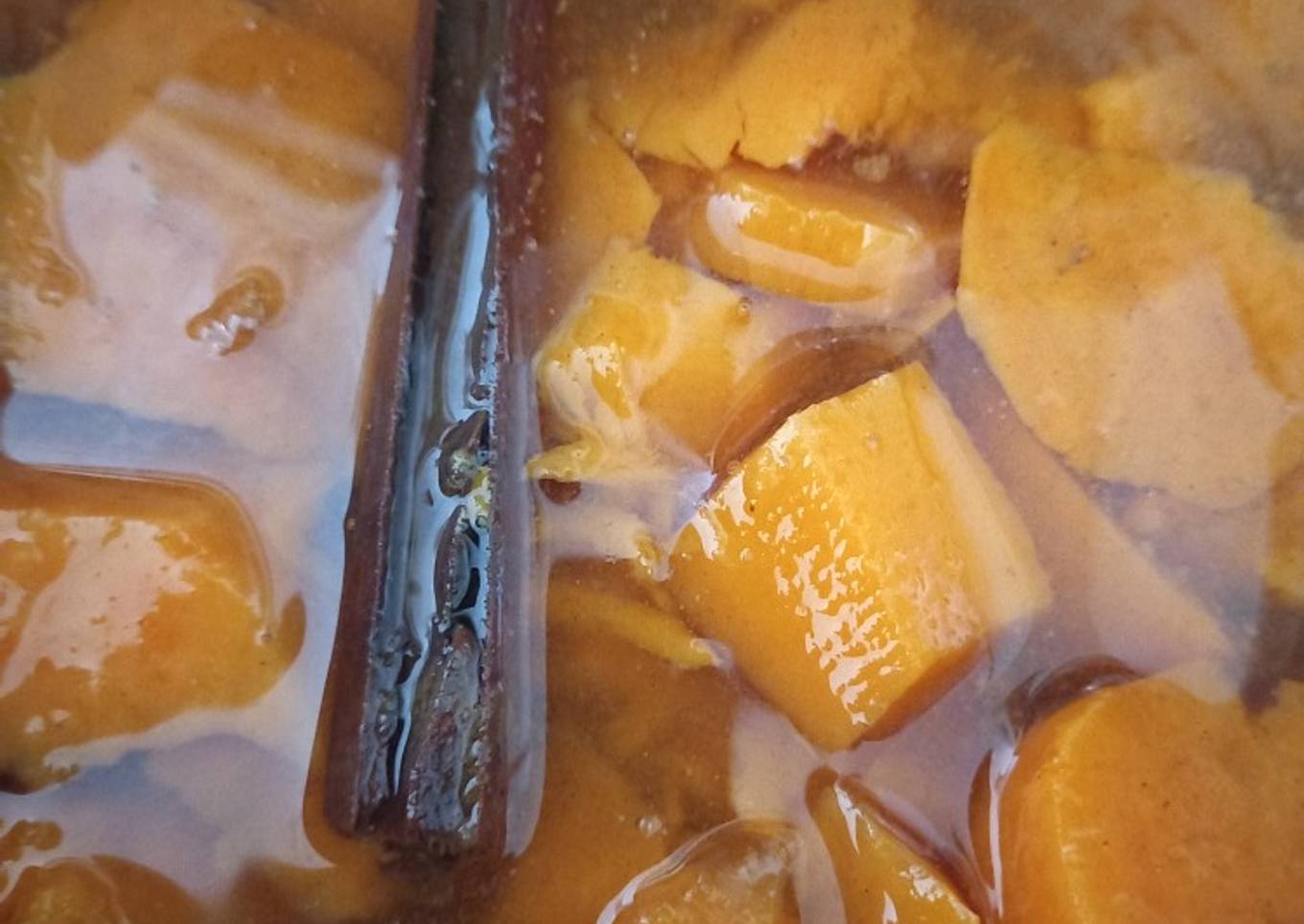 Batata con miel y canela