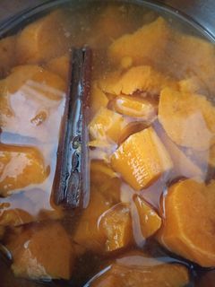 Una foto de Batata con miel y canela