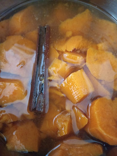 Una foto de Batata con miel y canela