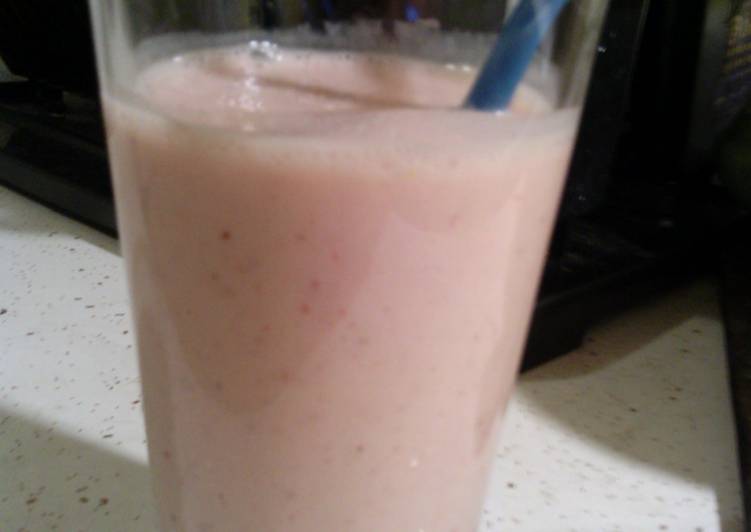Steps to Prepare Perfect midnight craving fruit smoothie