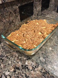 A picture of Apple 🍎 Crisp 😋.
