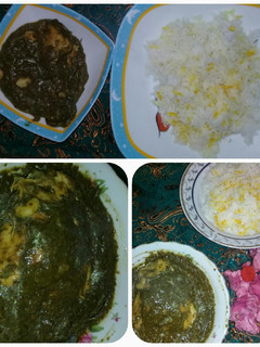 عکسی از دستور سبزی خورشت مازندرانی با مرغ