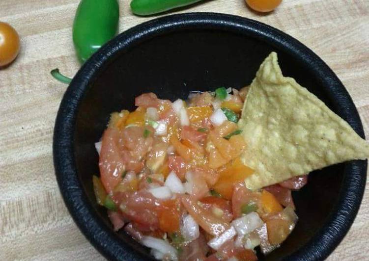 Simple Way to Make Super Quick Homemade Quick Fresh Salsa