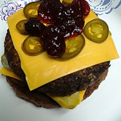 A picture of The Spicy Stack.