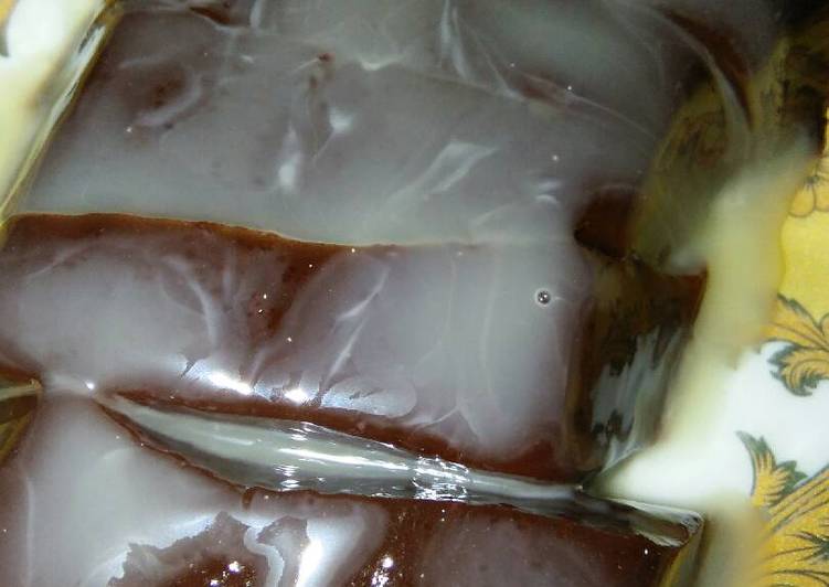 Puding coklat praktis