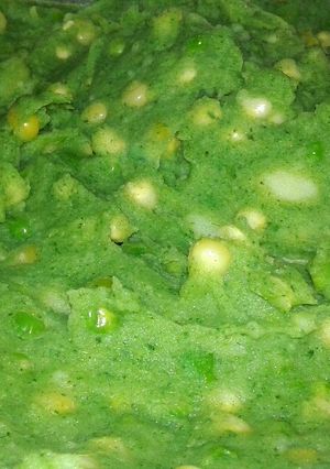 A picture of Peas&maize mukimo # authormarathon.