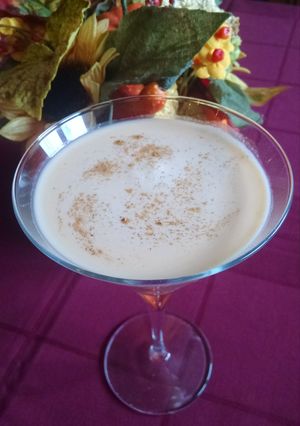A picture of Crème Caramel Pumpkin Martini.