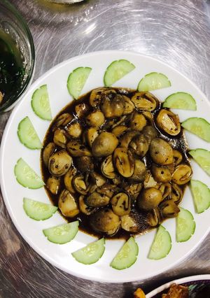Hình của món Nấm rơm kho tiêu.