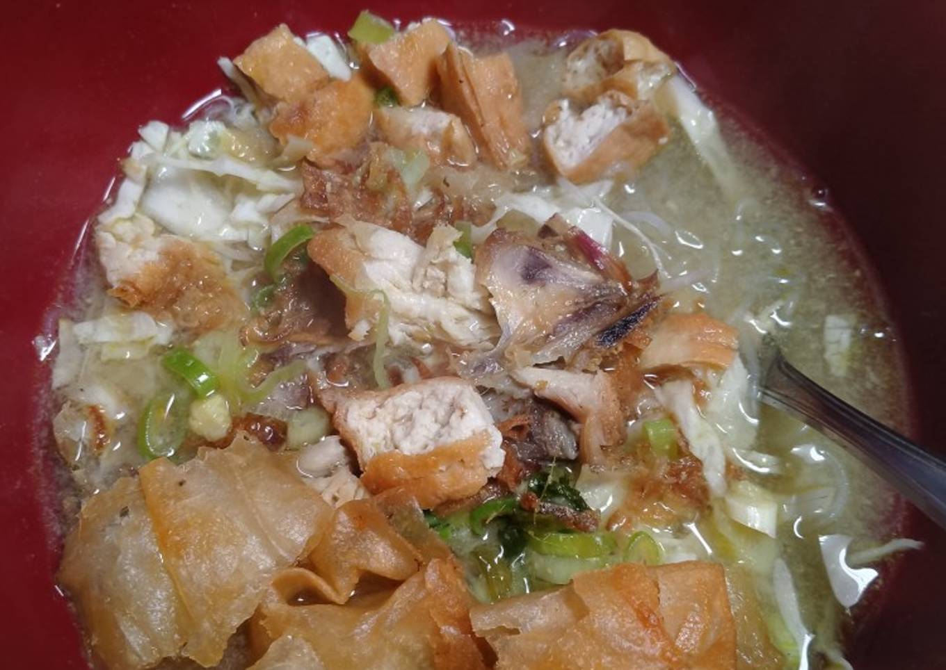 Soto ayam sederhana