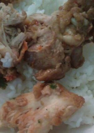 Foto resep Ayam penyet sambal terasi daun jeruk