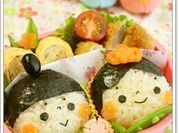 A picture of japanese rice ball