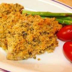 A picture of Horse Mackerel with Herbed Breadcrumbs.