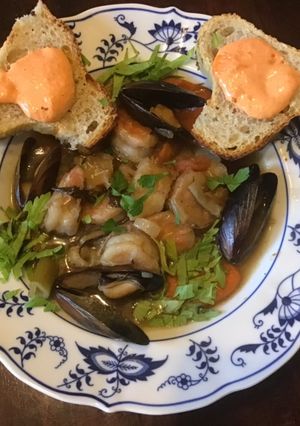 A picture of California Farm Fish Stew Bouillabaise.