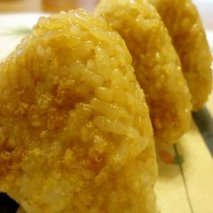 Aromatic Toasted Rice Balls A picture of Aromatic Toasted Rice Balls.