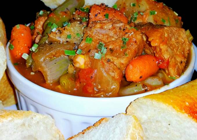 Recipe of Any-night-of-the-week Mike&#39;s Hobo Pork Stew